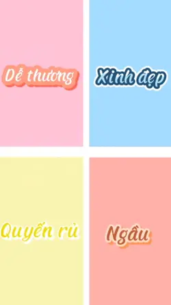 4 cá tính khác nhau