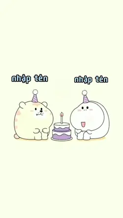 mẫu happy birthday