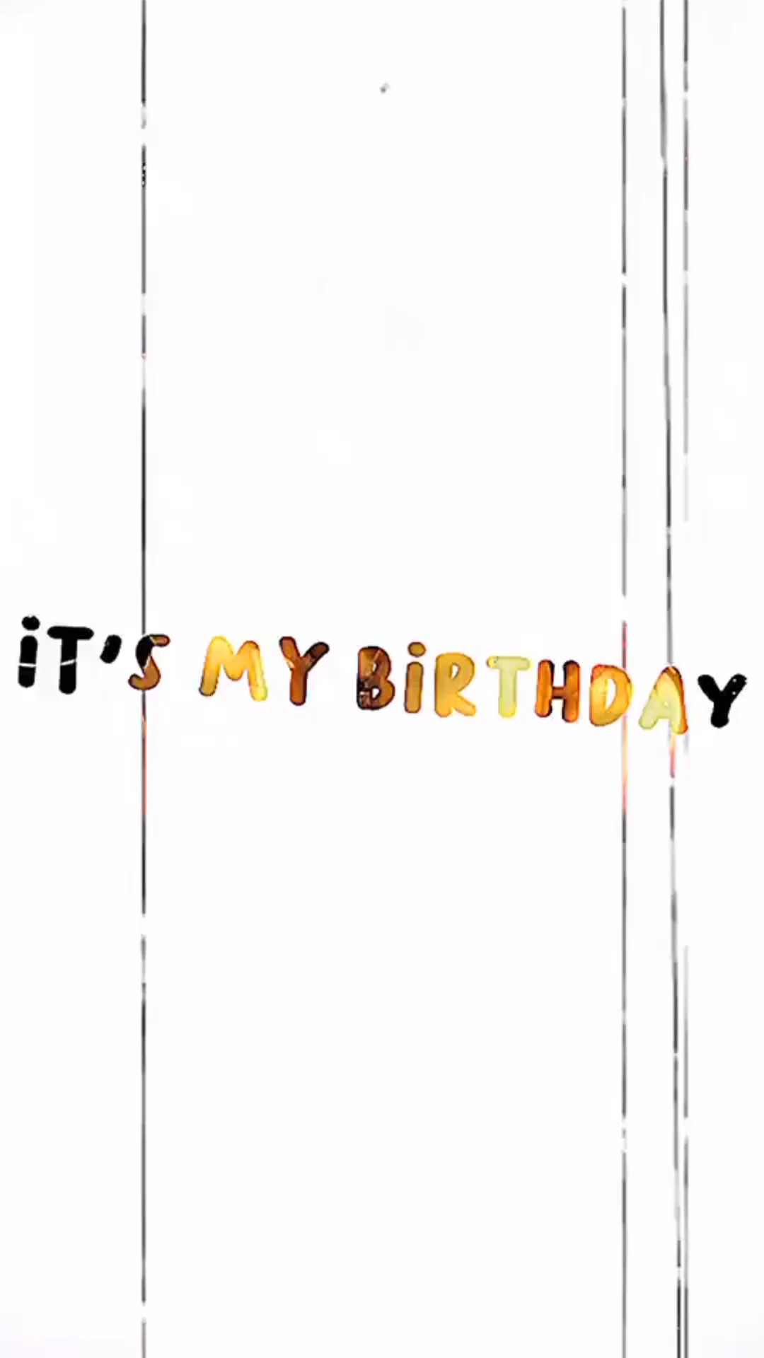 É meu aniversário 