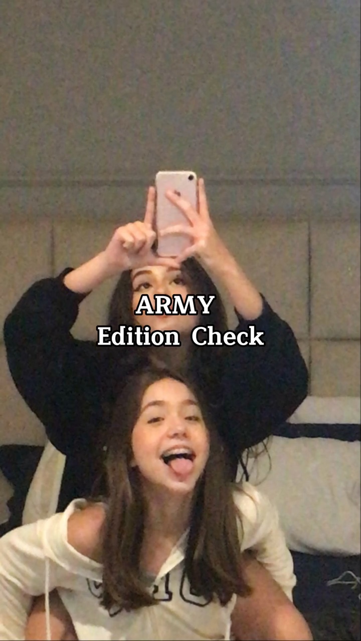 Cheque de edición ARMY😙