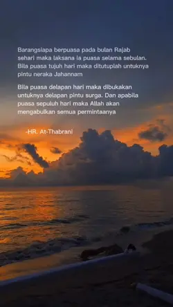 pahala puasa Rajab