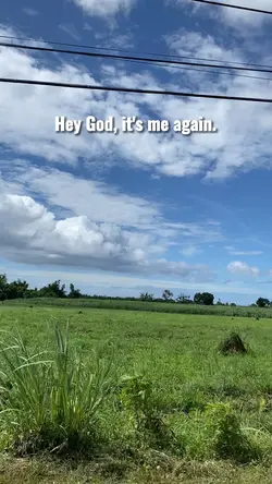 God, it's me again