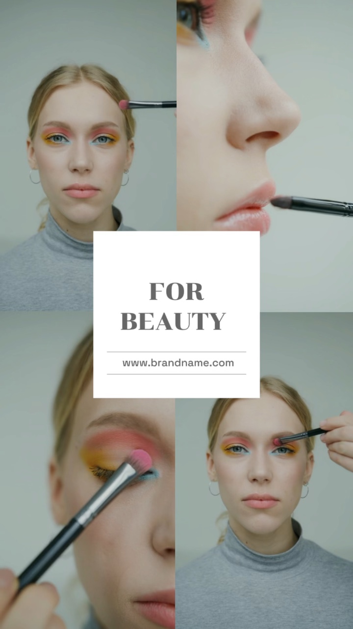 Template Modis untuk Promosi Produk Kecantikan