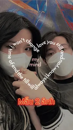 Mẫu Couple 2 ảnh