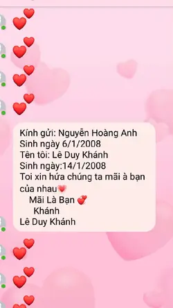 Mẫu Bạn Thân