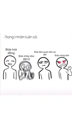 Mẫu nhóm 4 người 