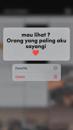 yang aku sayangi