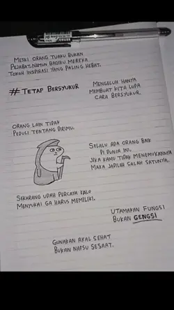 Kata kata di kertas