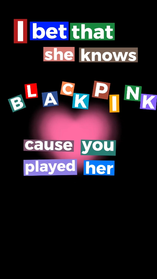 I BET THAT SHE KNOWS