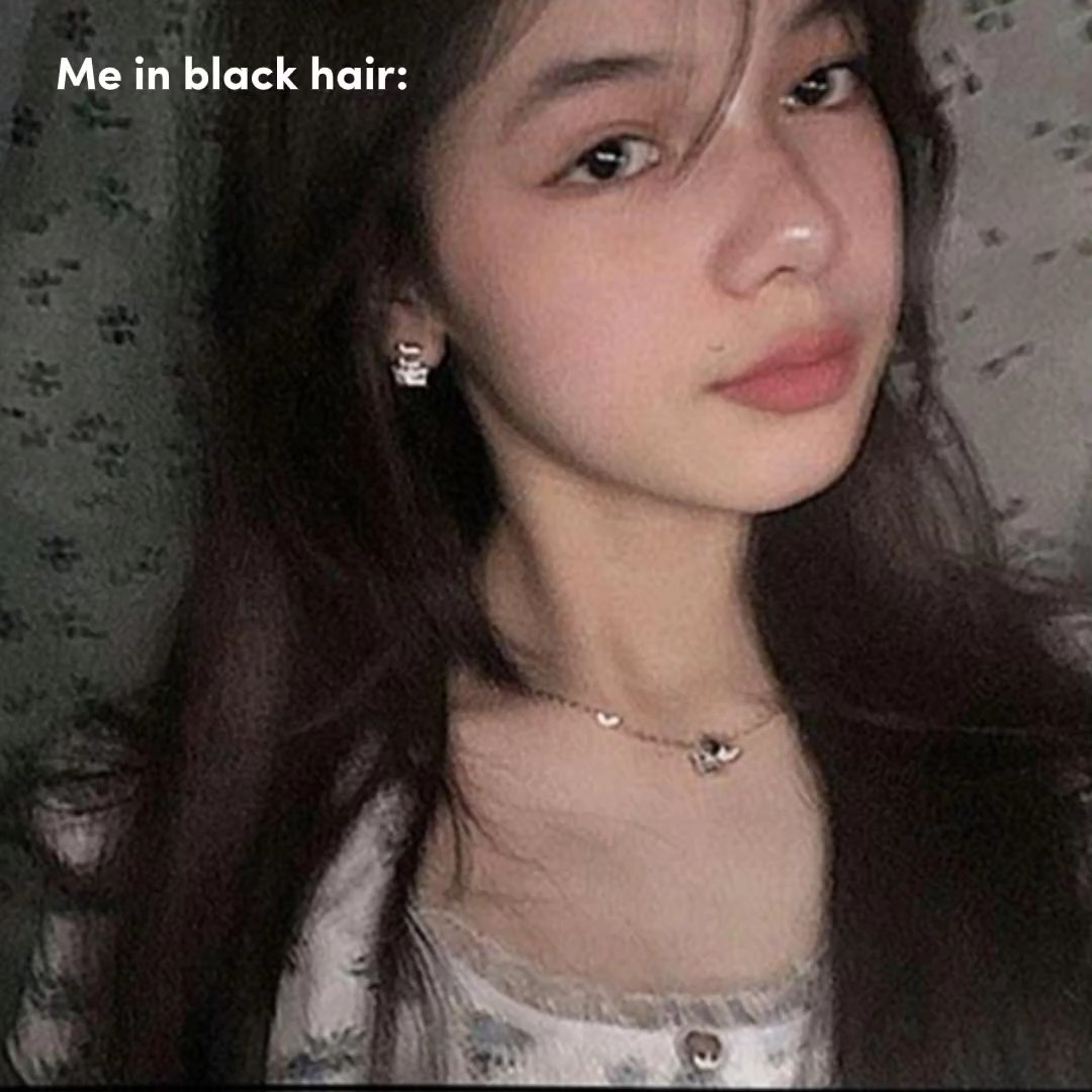 Cabello negro vs rojo 