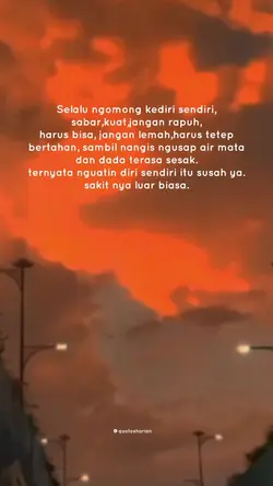 yg kuat ya kamu
