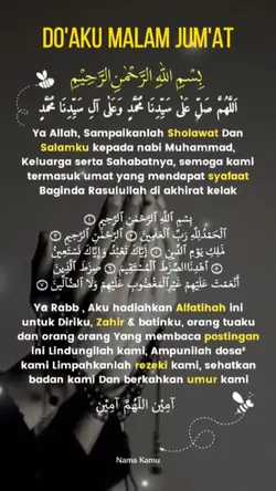 doa malam Jumat