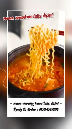 menu masakan warung