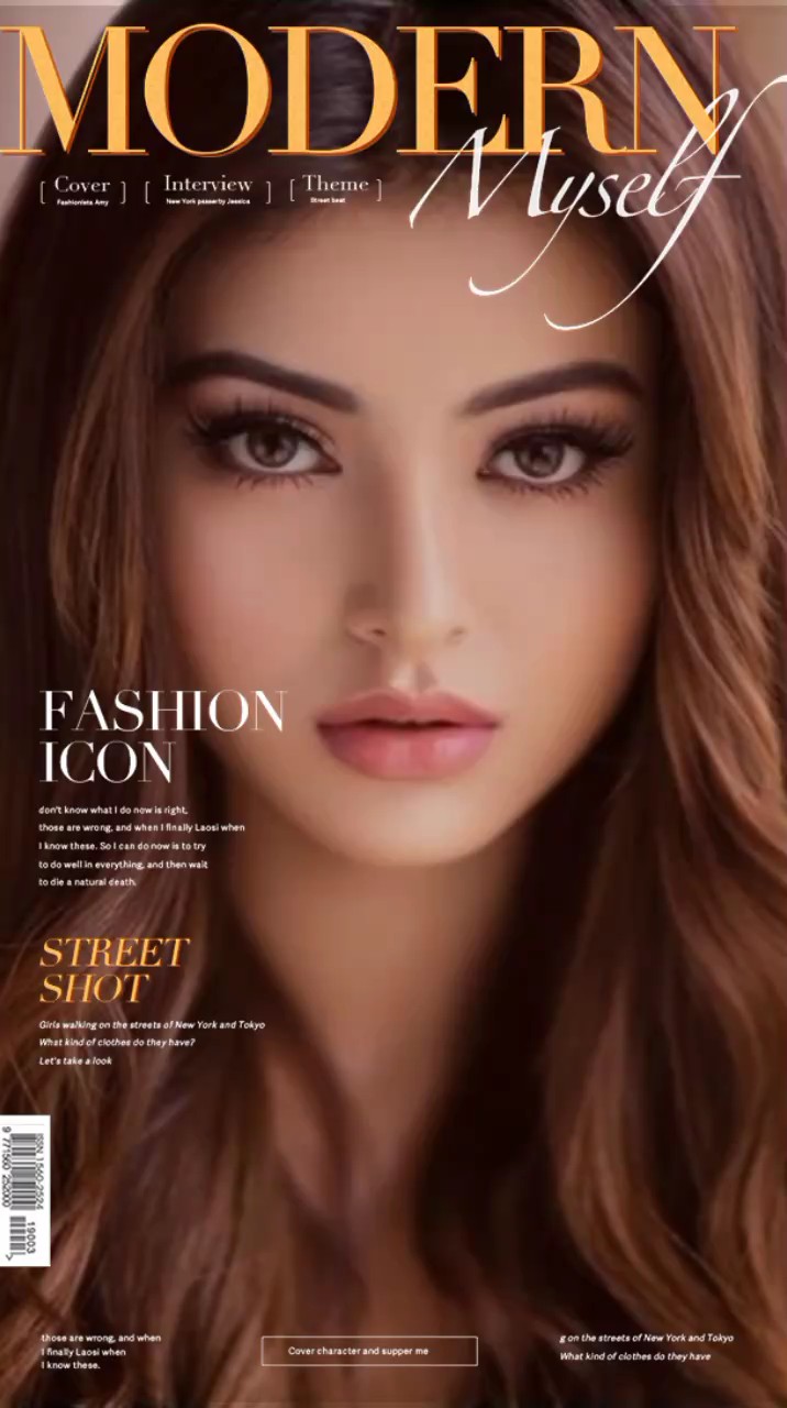 jadi model majalah