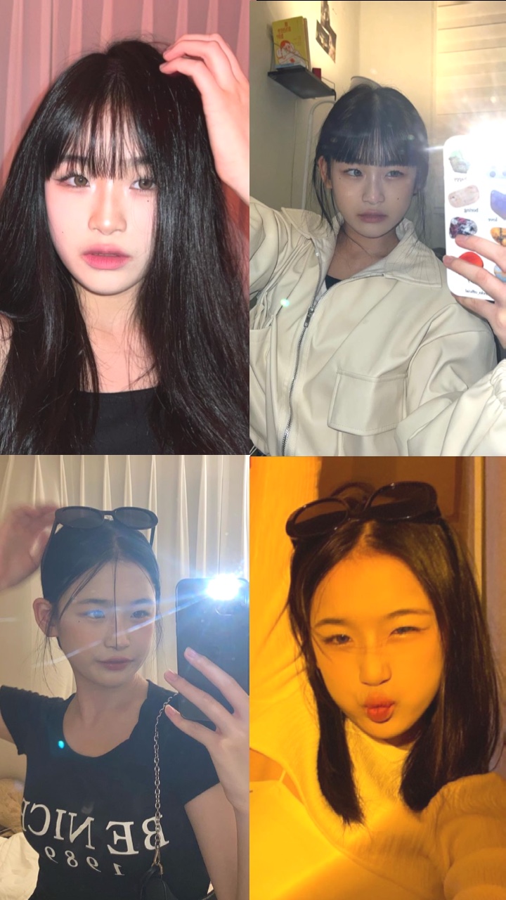 4명의 사진을 넣으면 예뻐요!