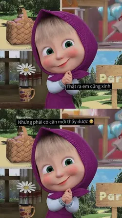 Thật ra em cũng xinh