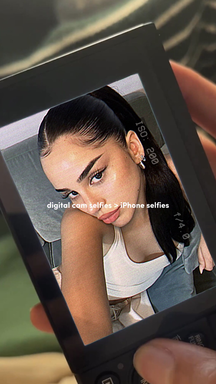 Selfie de câmera vs iPhone