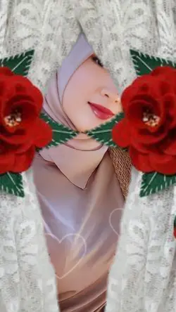 bunga mawar merah
