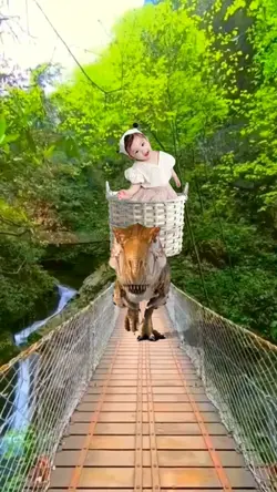 Digendong Dino