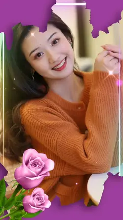 Nụ cười bên hoa hồng