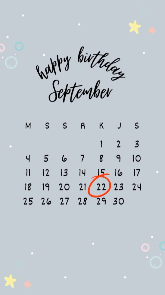 HBD 22 septembre 2022