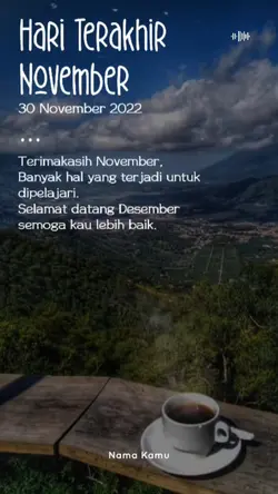 November terakhir 