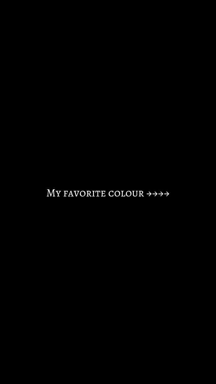 Apa warna favori?