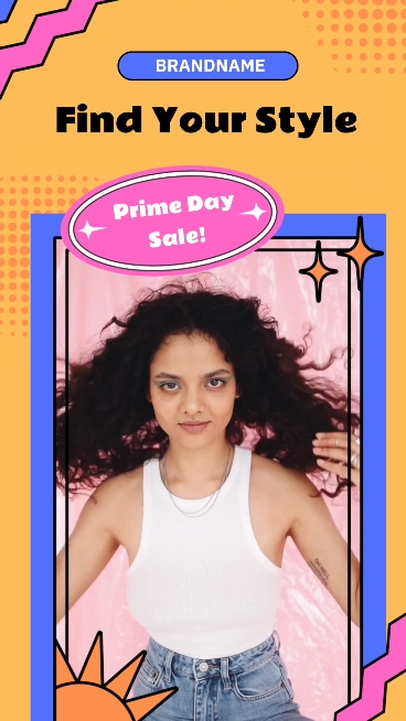 Pop Art Style Women's Fashion Prime Day Sale