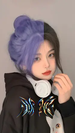 efek rambut pirang