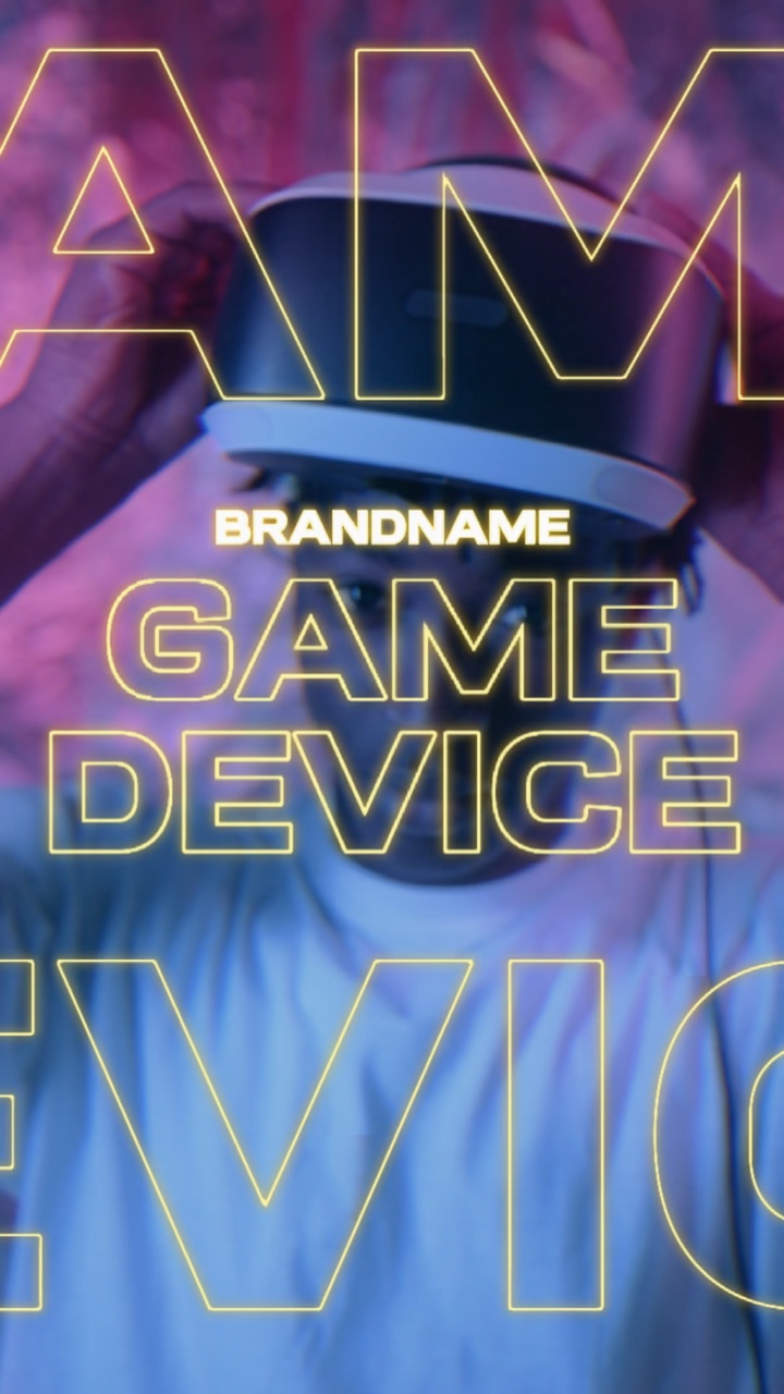 Spielgerät VR Glitch Style