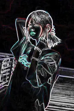 neon outline