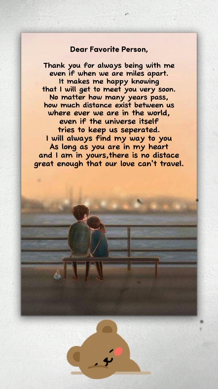 Dear Favorite Person