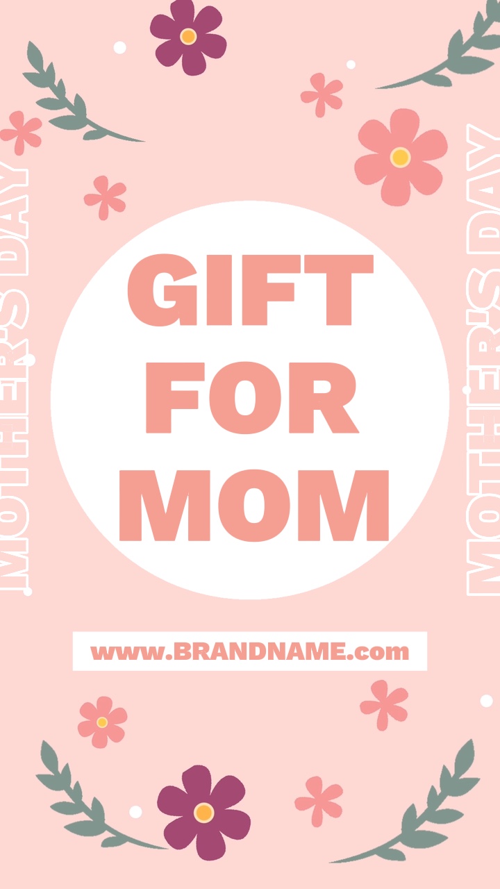 Pastel Pink Illustrated Mother's Day Sale