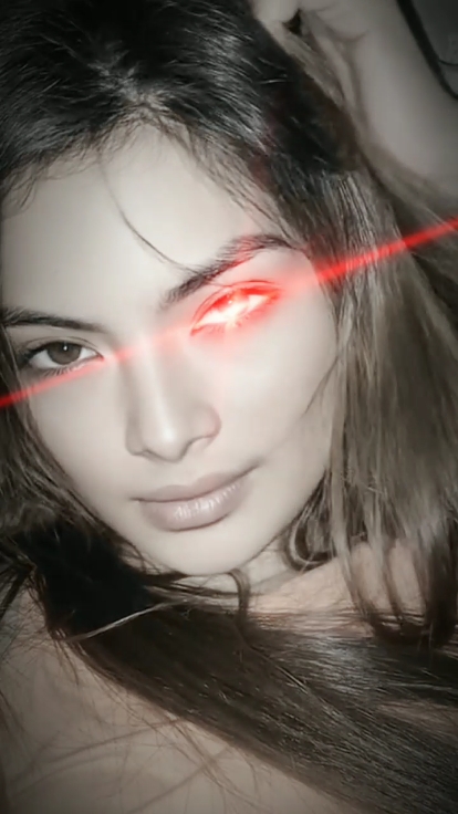Ojo de luz roja