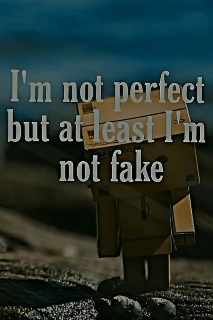 im not perfect but 