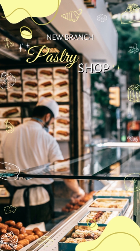 New Pastry Shop Opening Promo