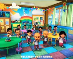 Upin Ipin hari guru