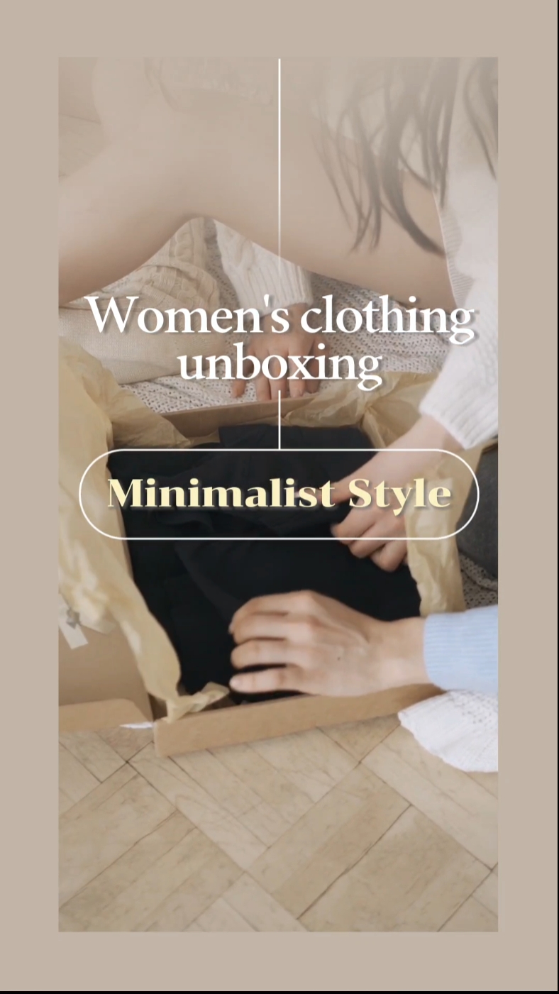 Unboxing Pakaian Wanita dalam Gaya Minimalis