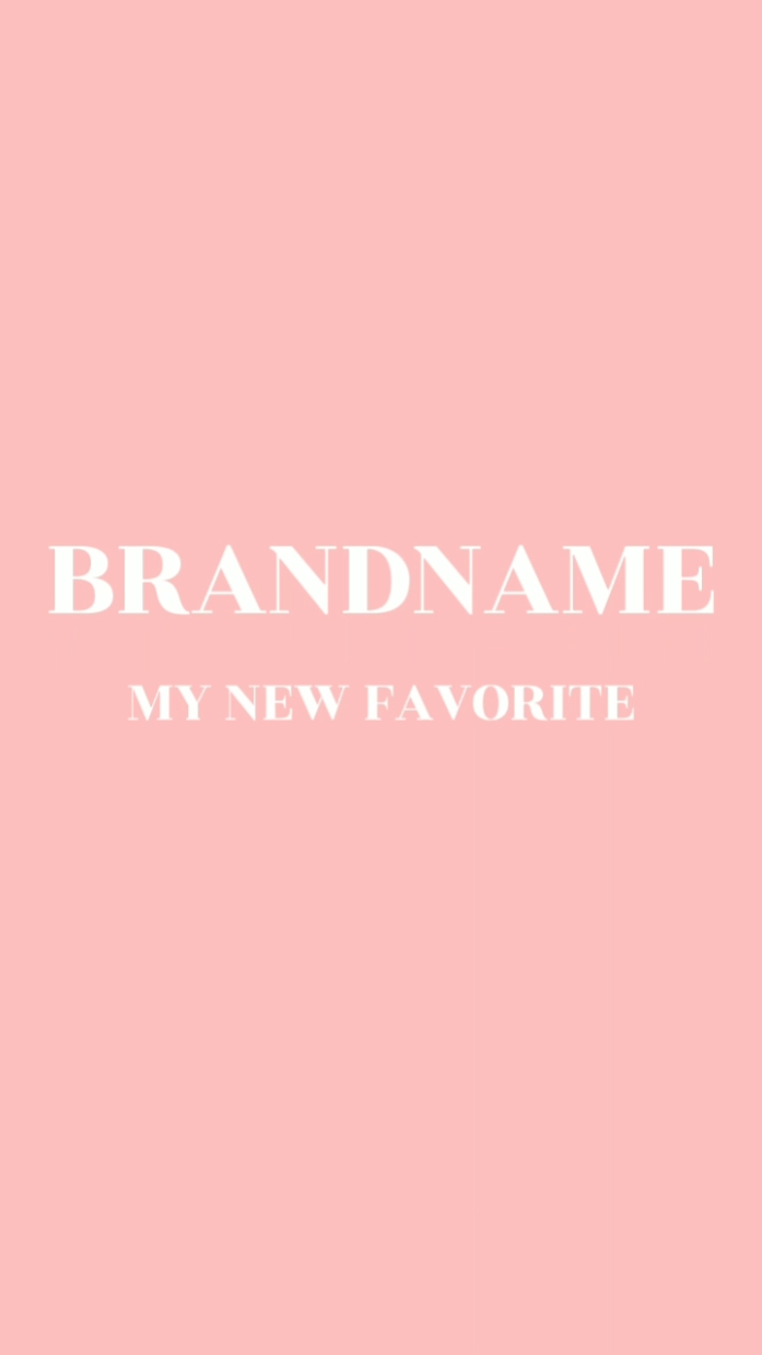Minimalist Makeup Branding Display 