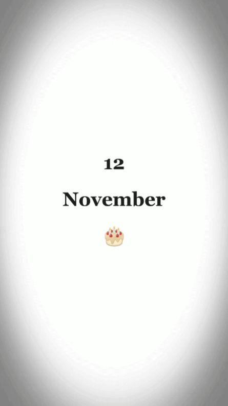 12 November