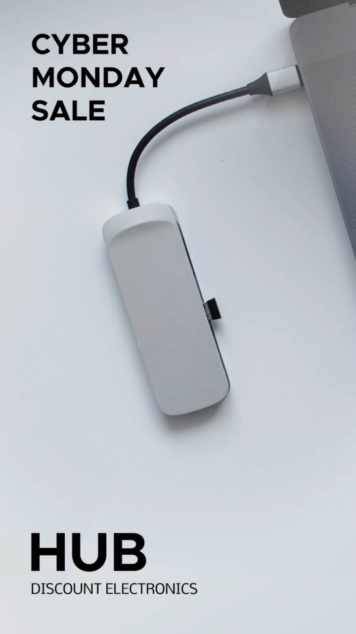 Minimalist Cyber Monday Sale