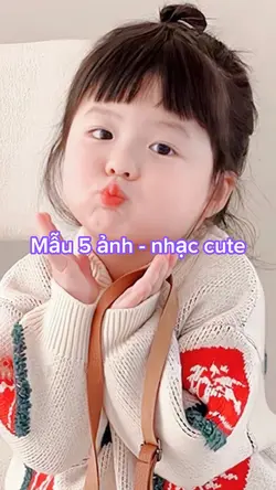 Mẫu 5 ảnh cutee