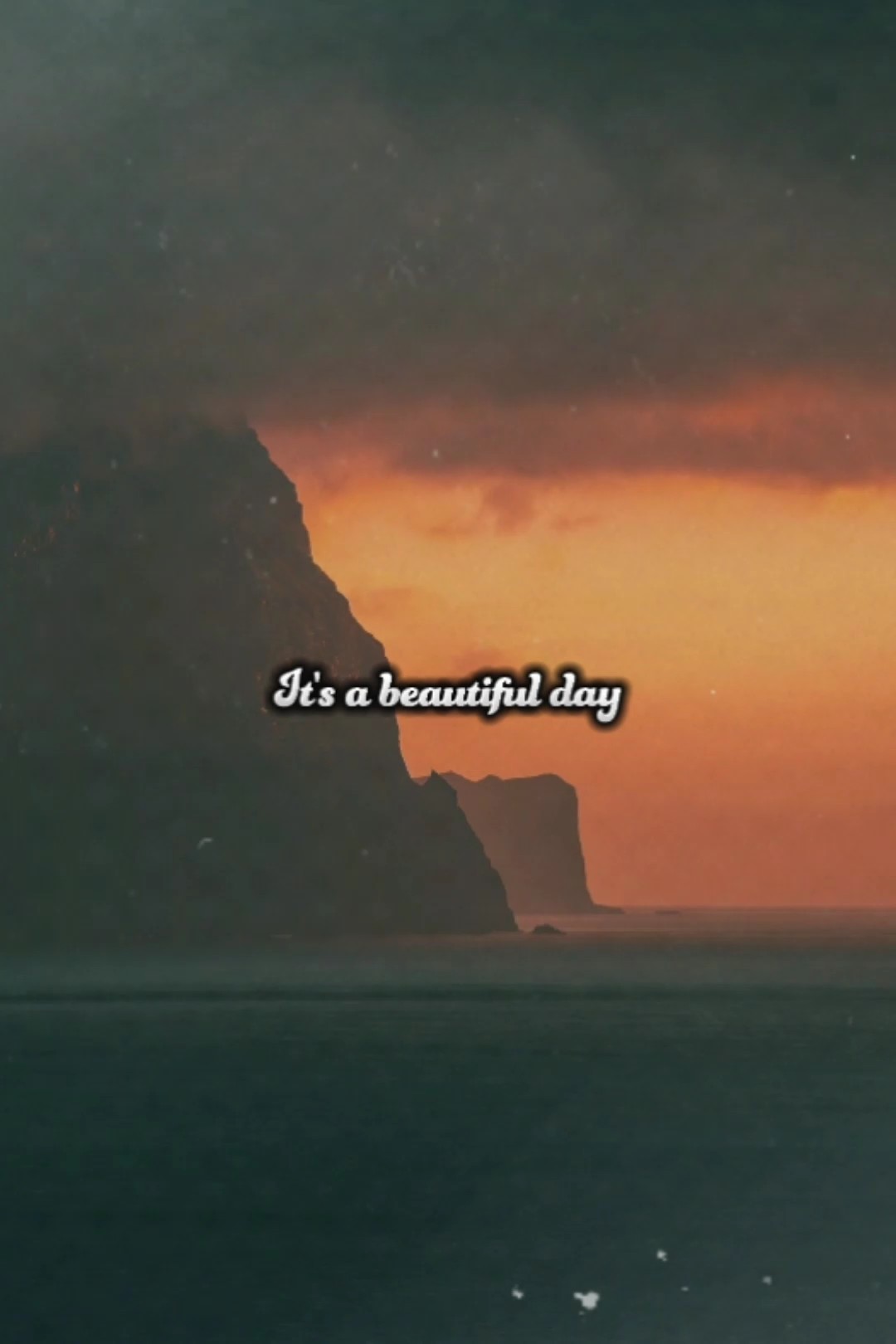 It's a beautiful day