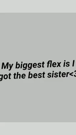 My biggest flex is i