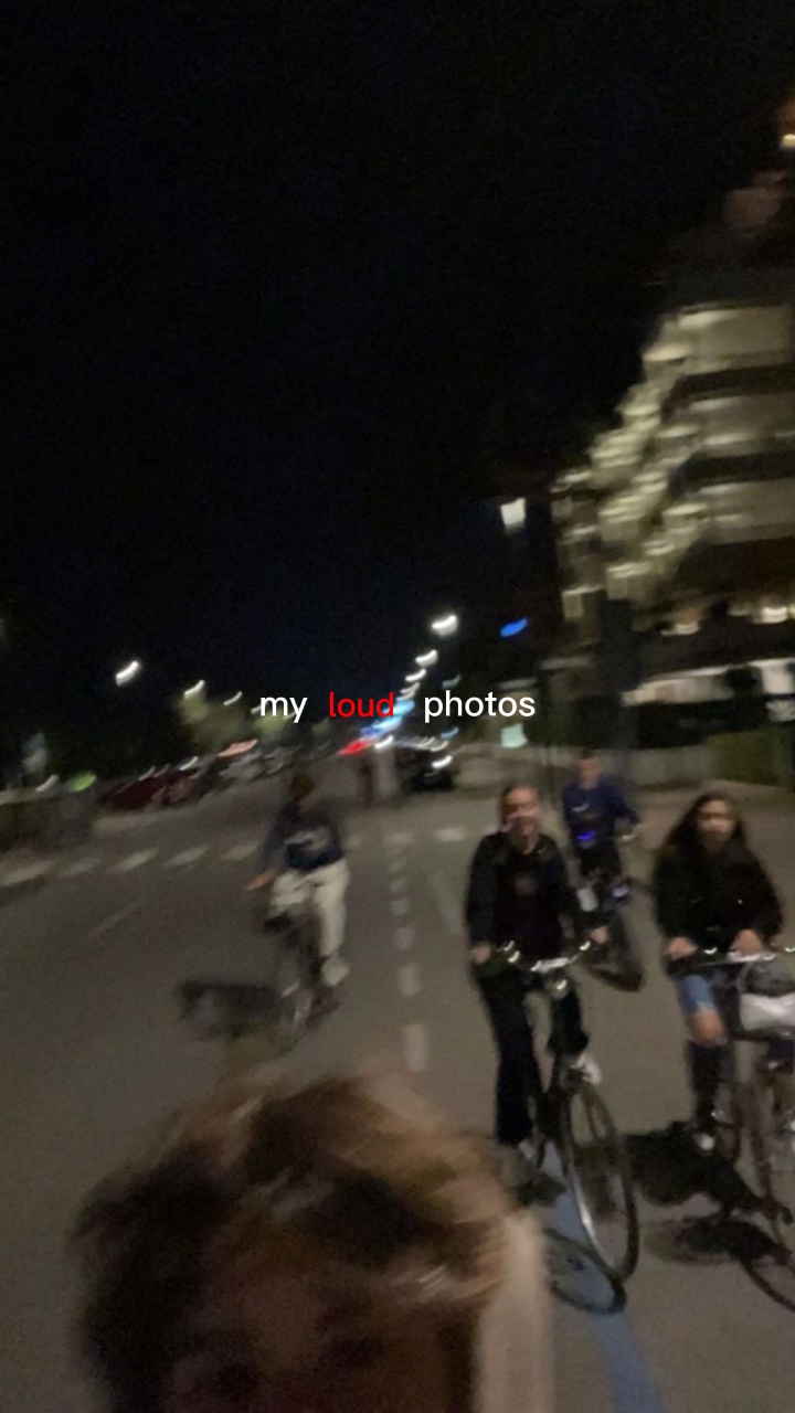 Lautes und ruhiges Foto