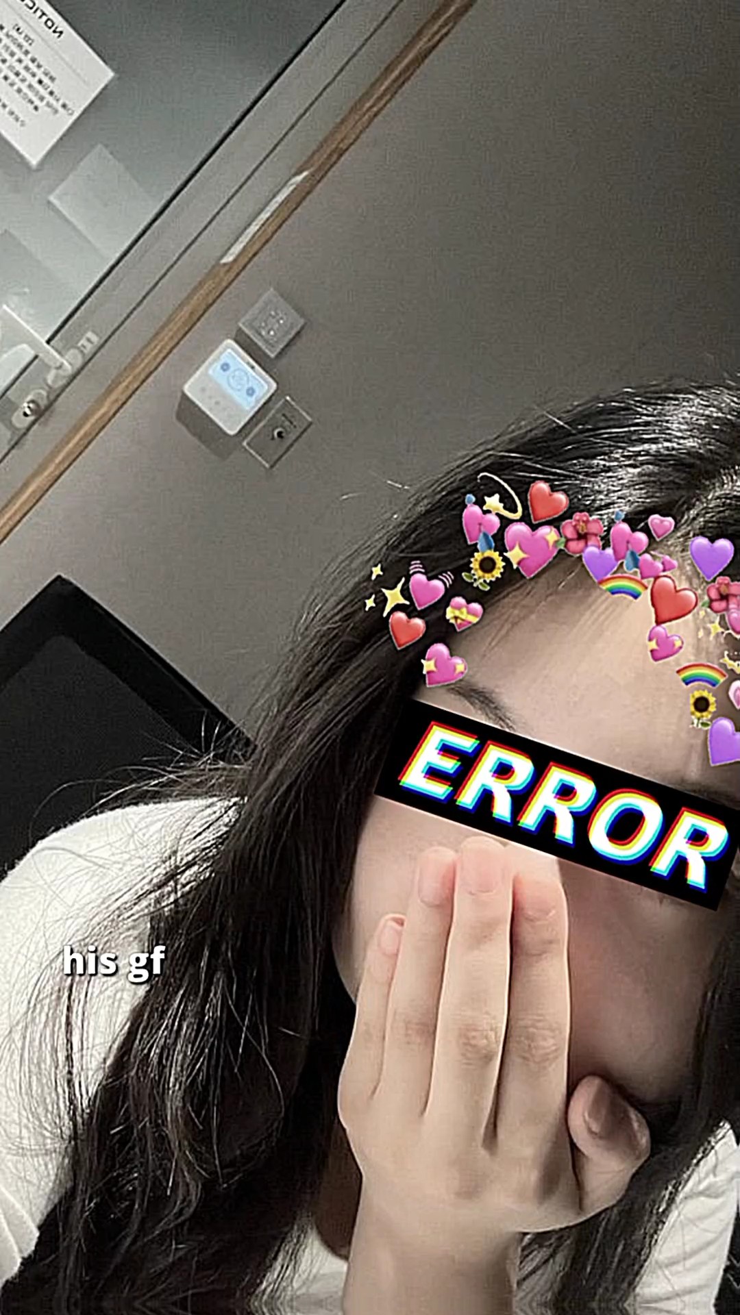 his gf