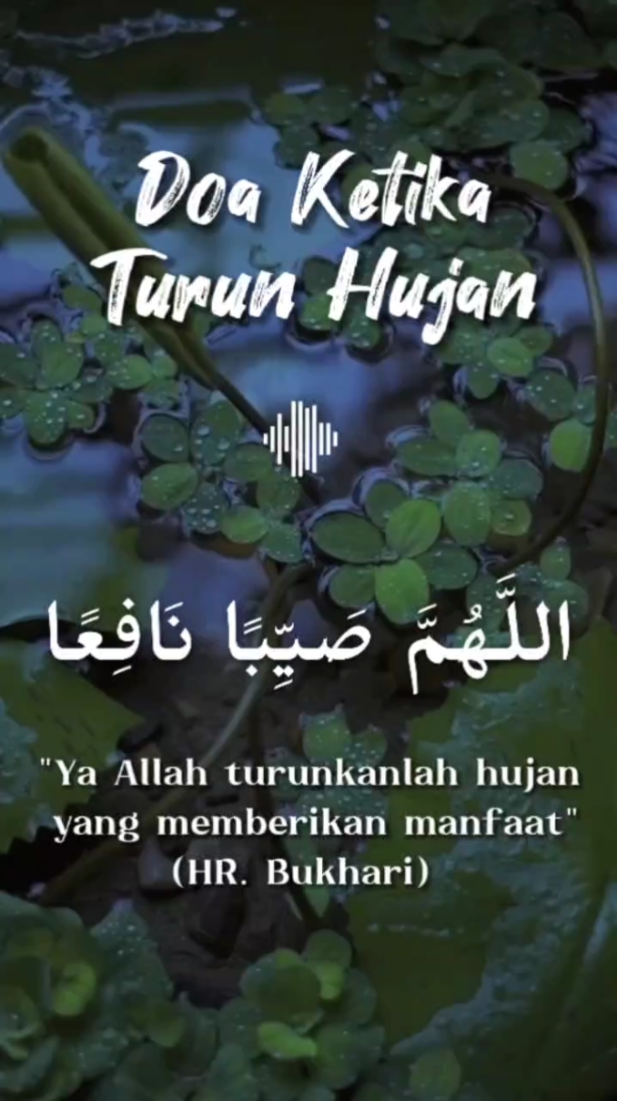 Doa Saat Turun Hujan