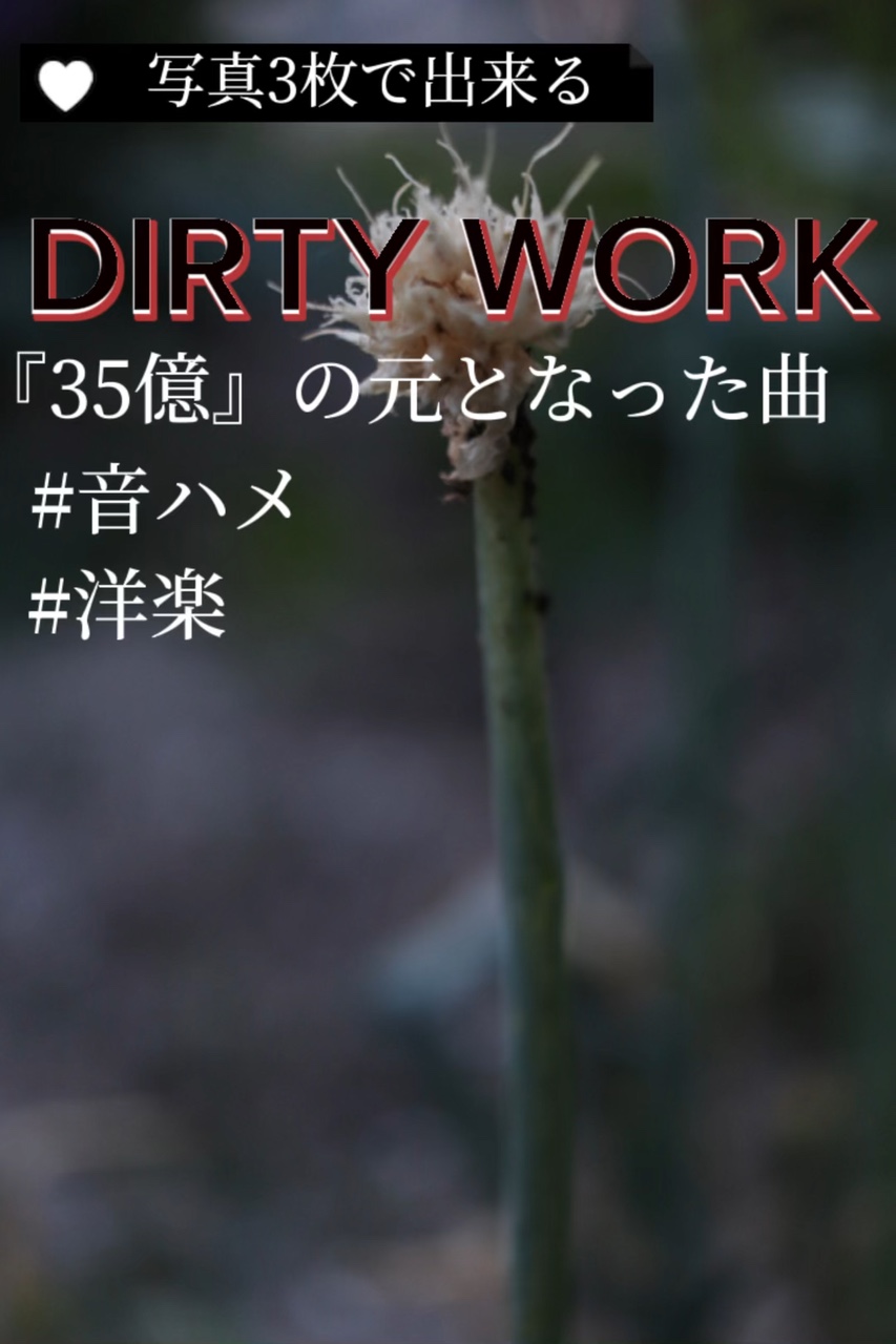 DIRTY WORK|写真3枚