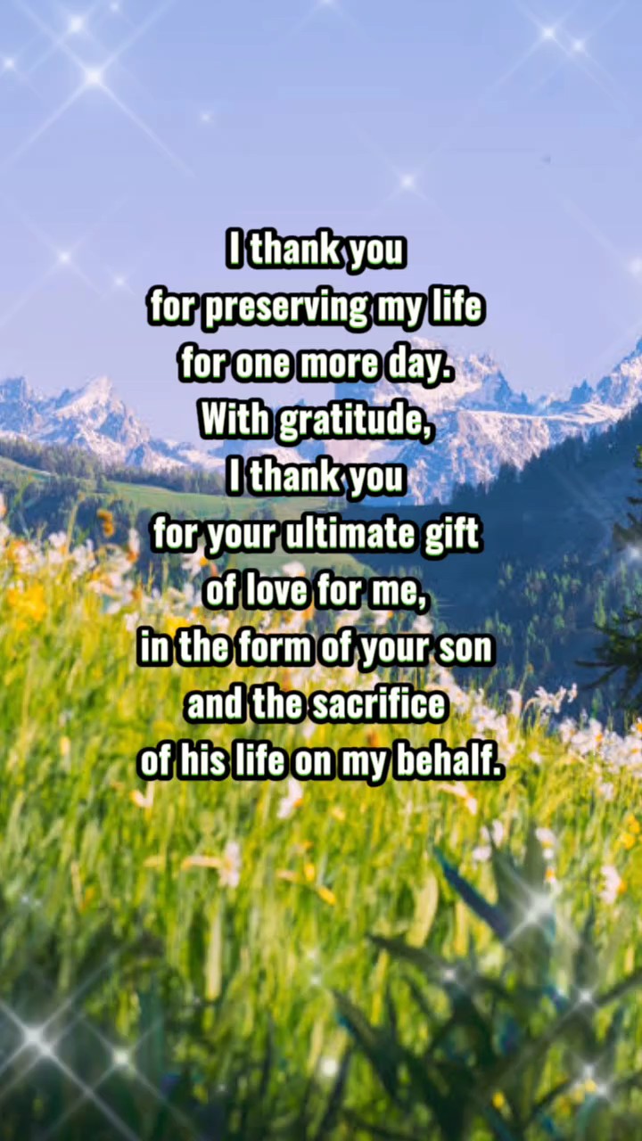 Thank you lord
