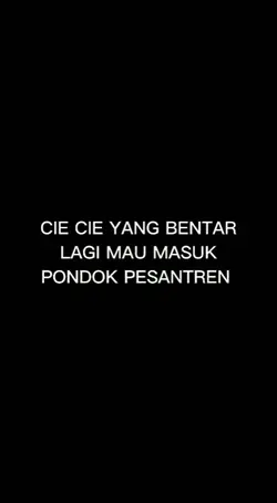 yang mau mondok
